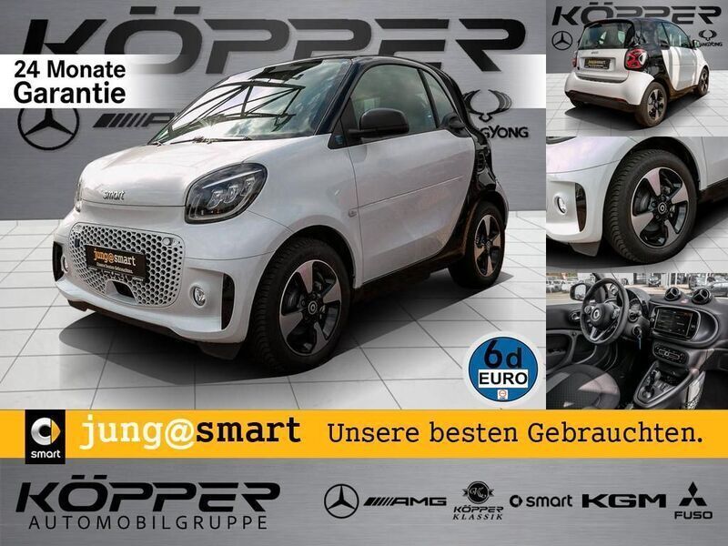 Weiß Gebraucht 2024 Smart ForTwo Electric Drive Exclusive Kleinwagen | 14.998 € (Guter Preis) - Bild 1/4