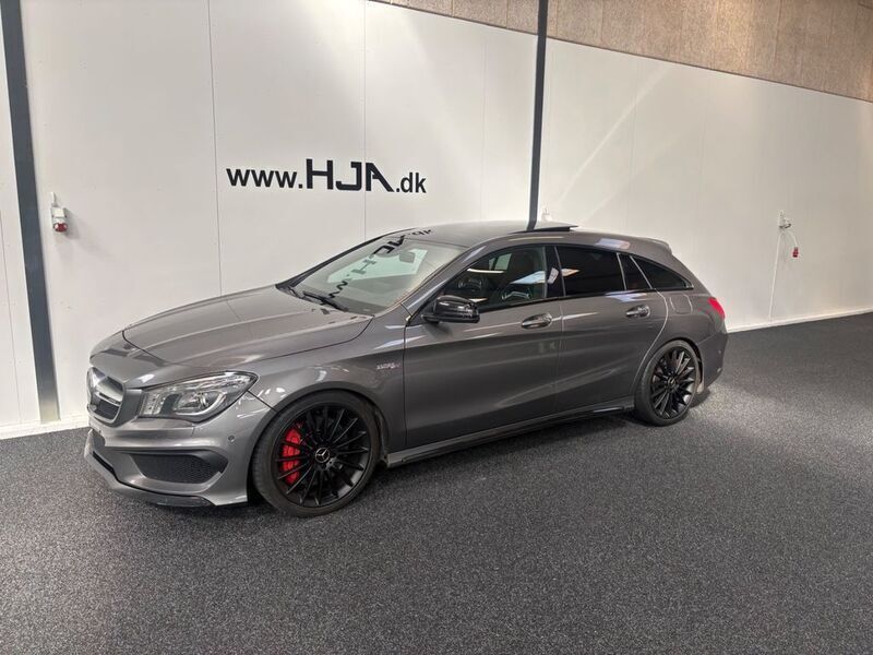 Grau Gebraucht 2015 Mercedes CLA45 AMG Shooting Brake AMG Kombi | 19.375 € - Bild 1/4