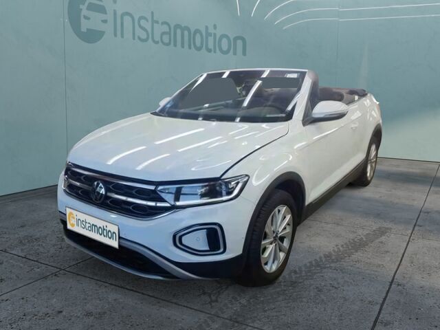 Weiß Gebraucht 2023 VW T-Roc Cabriolet Style Cabrio | 32.077 € (Fairer Preis) - Bild 1/2