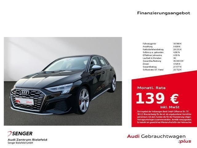 Gebraucht Audi S3 Ambiente 333 PS (244 kW) 2022 Mythosschwarz metallic Limousine