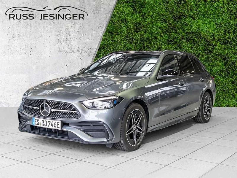 Metalliclack selenitgrau Gebraucht 2025 Mercedes C300e AMG line Kombi | 55.850 € (Teuer) - Bild 1/4