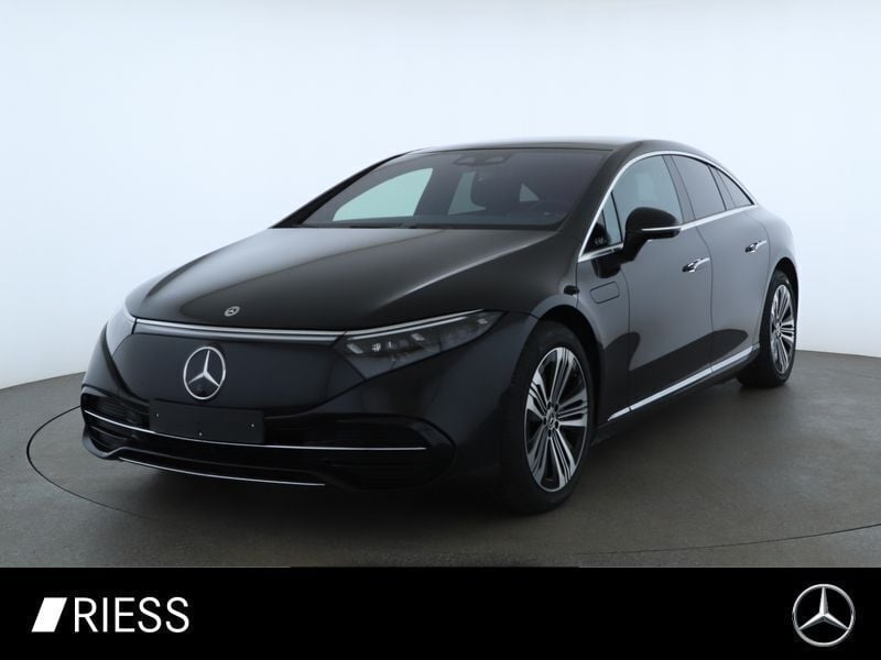 Metalliclack obsidianschwarz Gebraucht 2023 Mercedes EQS450+ Electric Art Limousine | 56.700 € (Fairer Preis) - Bild 1/4