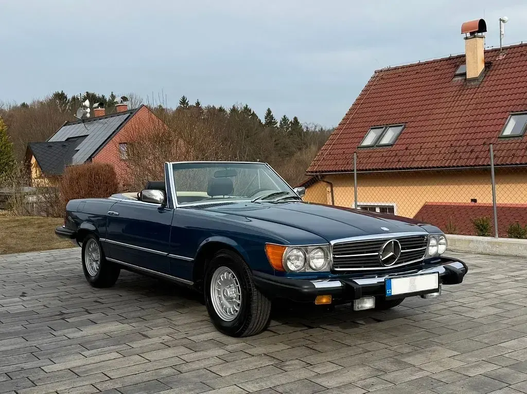 Gebraucht Mercedes SL450 224 PS (164 kW) 1976 Blau Cabrio