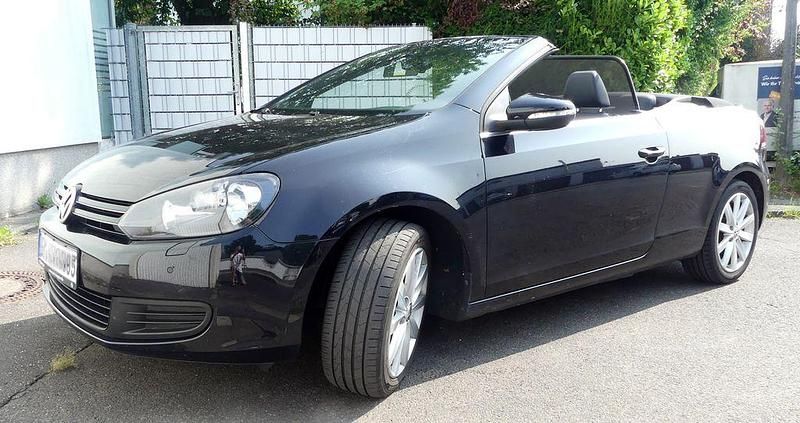 Schwarz Gebraucht 2012 VW Golf Cabriolet Cabrio | 7.900 € (Guter Preis) - Bild 1/4