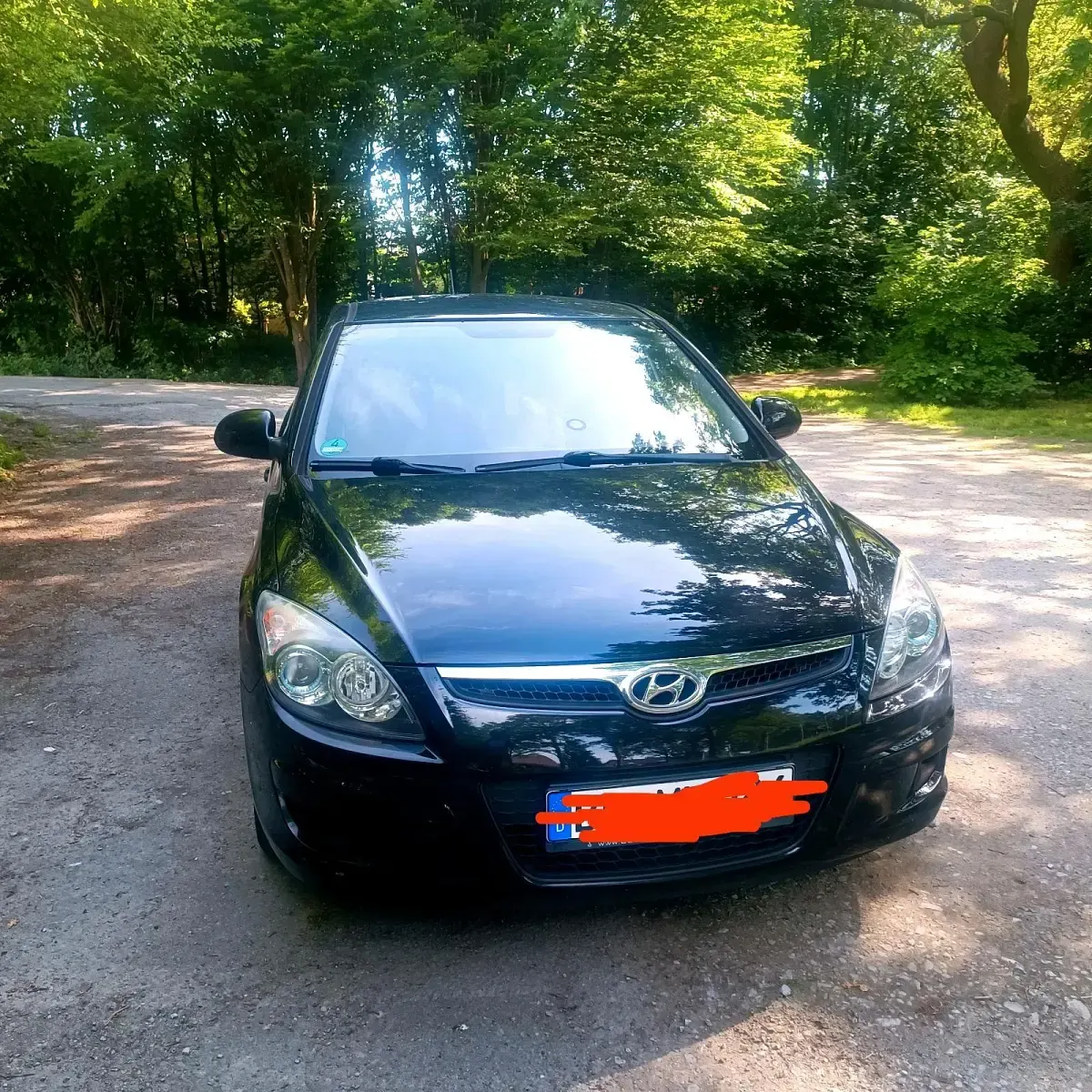 Gebraucht Hyundai i30 109 PS (80 kW) 2009 Schwarz Kleinwagen
