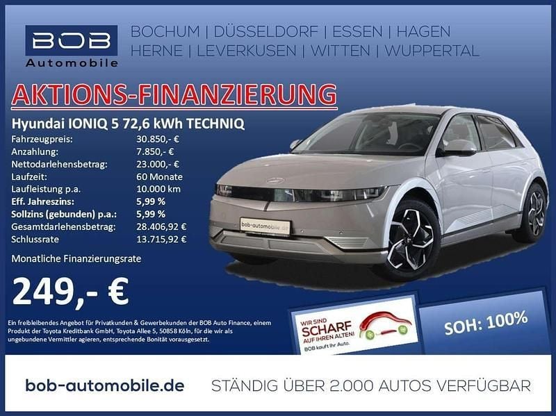 Cyber grey (grau) Gebraucht 2022 Hyundai Ioniq 5 Techniq SUV | 30.850 € (Fairer Preis) - Bild 1/3