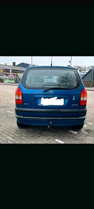 Gebraucht Opel Zafira Eco 101 PS (74 kW) 2001 Blau Van / Kleinbus