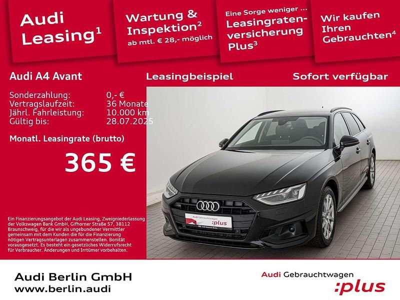 Mythosschwarz metallic Gebraucht 2024 Audi A4 Advanced Plus Kombi | 42.750 € - Bild 1/3