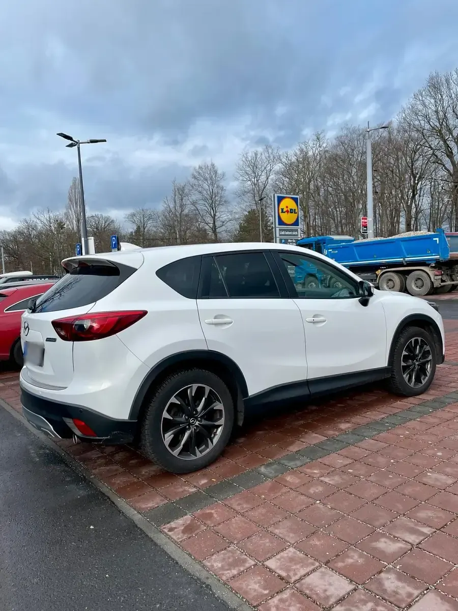 Gebraucht Mazda CX-5 Sports-Line 175 PS (128 kW) 2016 Weiß SUV