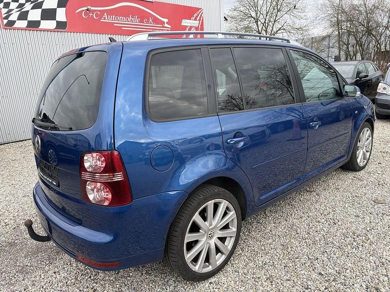 Gebraucht VW Touran Highline 170 PS (125 kW) 2008 Blau Van / Kleinbus