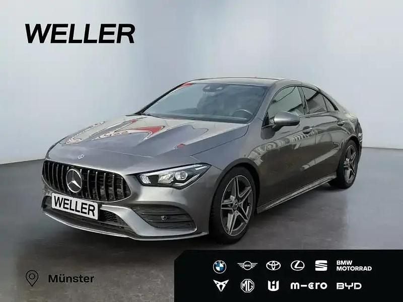 187) mountaingrau (grau Gebraucht 2019 Mercedes CLA250 AMG line Limousine | 27.290 € (Guter Preis) - Bild 1/3