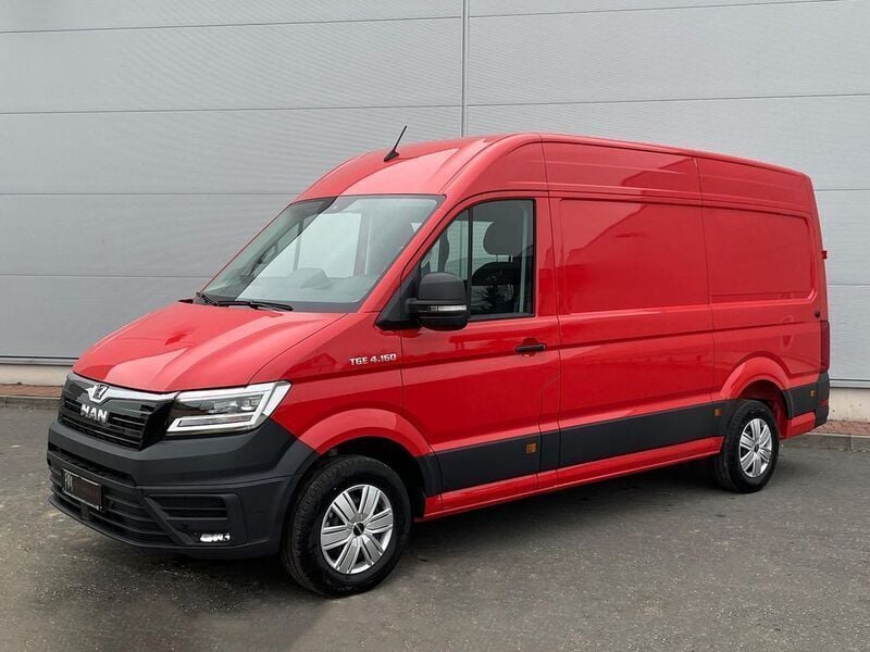 Neu MAN TGE 163 PS (119 kW) 2025 Rot Van