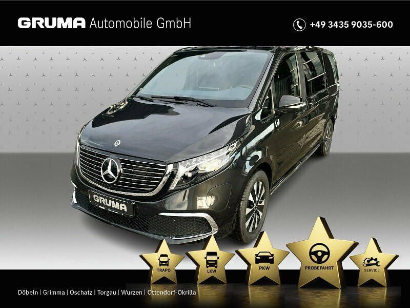 Graphitgrau dunkel Gebraucht 2022 Mercedes EQV300 Avantgarde Van / Kleinbus | 54.800 € (Fairer Preis) - Bild 1/4