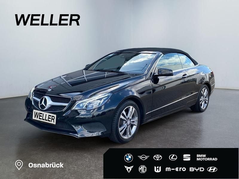 Schwarz Gebraucht 2016 Mercedes E220 Cabrio | 23.485 € (Superpreis) - Bild 1/3