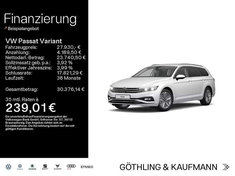 Weiß Gebraucht 2022 VW Passat Elegance Kombi | 27.930 € (Fairer Preis) - Bild 1/4