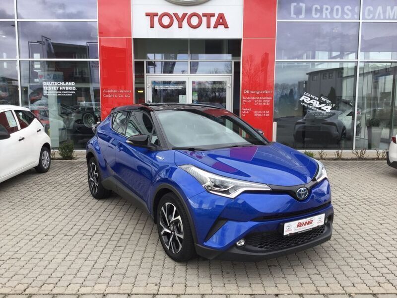 Titanblau metallic / dach schwarz Gebraucht 2017 Toyota C-HR Plus SUV | 16.890 € (Fairer Preis) - Bild 1/4