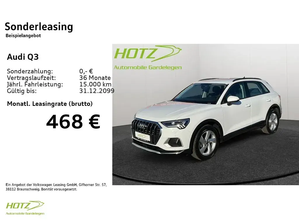 Occasion Audi Q3 Advanced 150 ch (110 kW) 2023 Blanc SUV