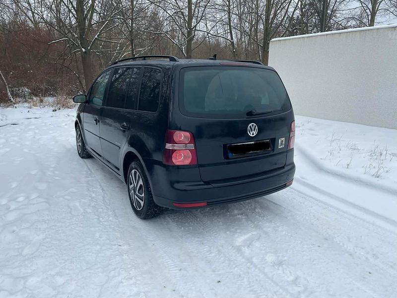 Gebraucht VW Touran United 170 PS (125 kW) 2008 Schwarz Van / Kleinbus