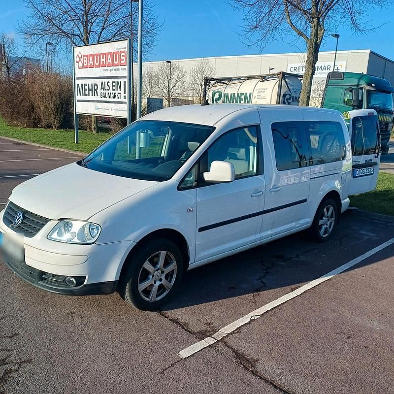 Gebraucht VW Caddy Maxi 105 PS (77 kW) 2009 Weiß Van / Kleinbus