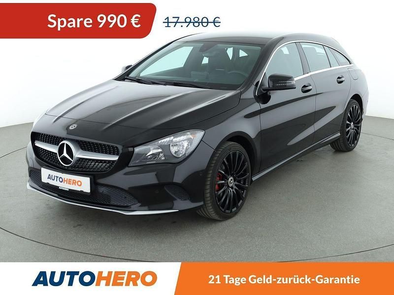 Schwarz Gebraucht 2018 Mercedes CLA180 Shooting Brake Kombi | 16.850 € (Guter Preis) - Bild 1/3