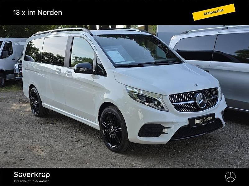 Weiß Gebraucht 2022 Mercedes V300 AMG Van / Kleinbus | 53.390 € (Guter Preis) - Bild 1/4