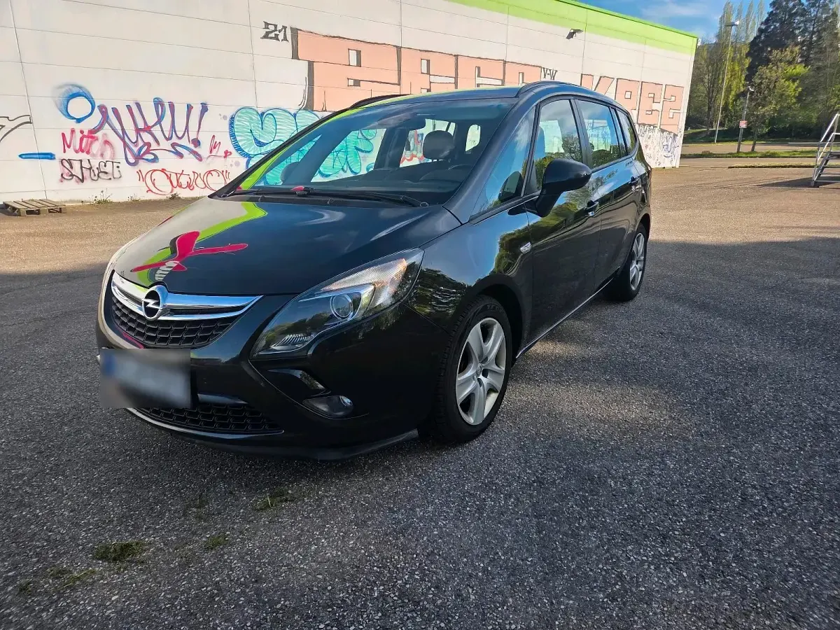 Gebraucht Opel Zafira Tourer 130 PS (95 kW) 2016 Schwarz Van / Kleinbus
