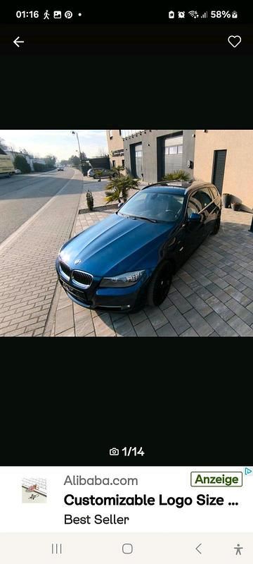 Blau Gebraucht 2010 BMW 330 M Performance Kombi | 6.550 € (Superpreis) - Bild 1/4