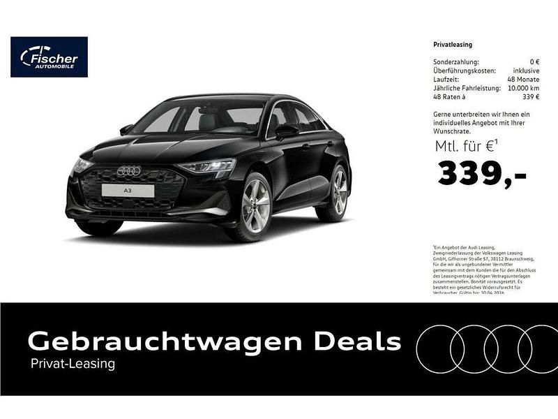 Gebraucht Audi A3 Advanced 150 PS (110 kW) 2025 Schwarz Limousine