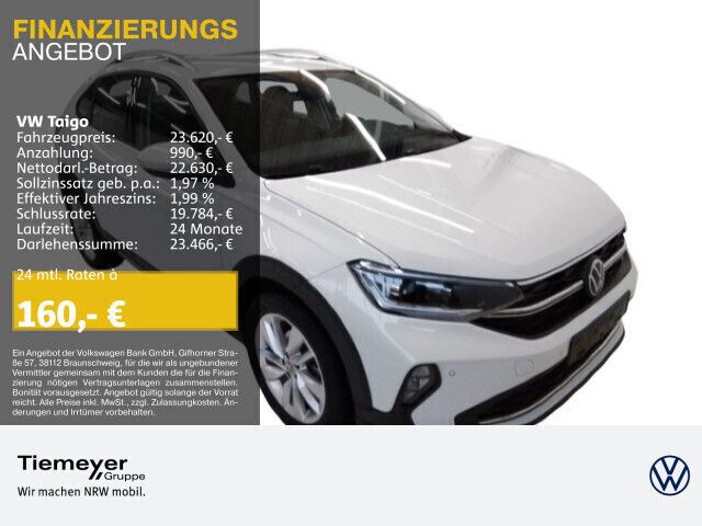 Gebraucht VW Taigo Style 110 PS (80 kW) 2023 Weiß SUV