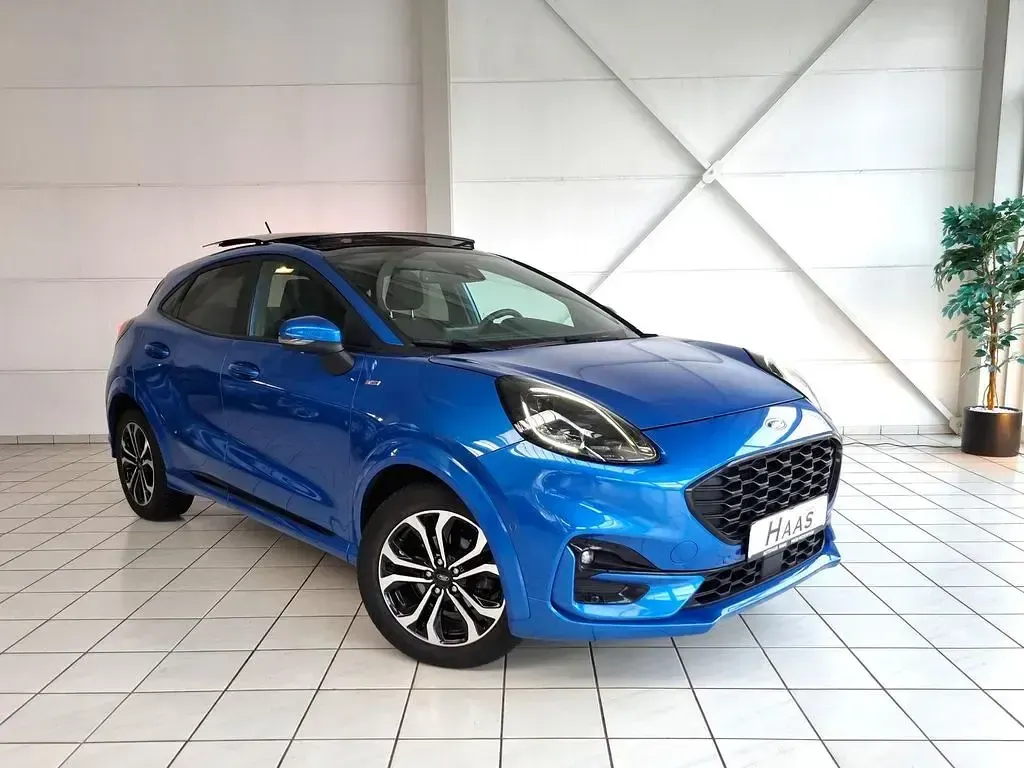 Gebraucht Ford Puma ST-Line 125 PS (91 kW) 2021 Blau Limousine