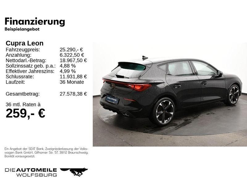 Gebraucht Cupra Leon 150 PS (110 kW) 2023 Mitternachtsschwarz Limousine