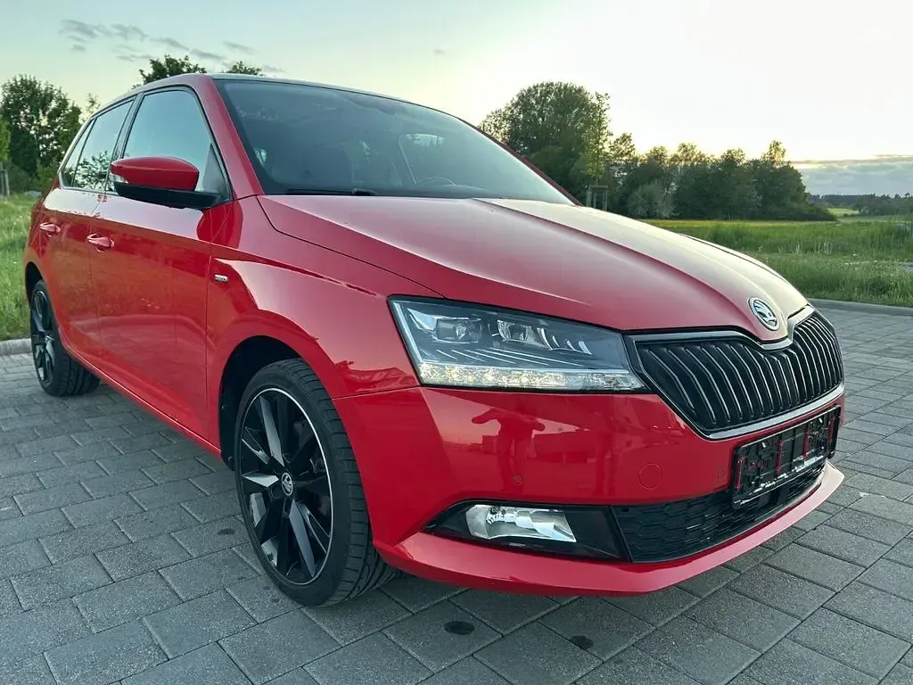 Gebraucht Skoda Fabia Drive 110 PS (80 kW) 2021 Rot Kleinwagen