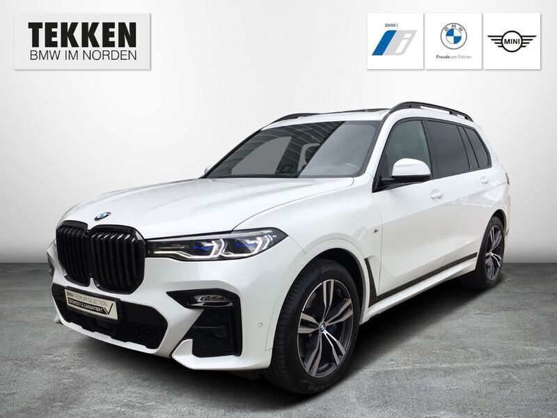 Weiss Gebraucht 2021 BMW X7 M Sport SUV | 63.890 € (Fairer Preis) - Bild 1/4