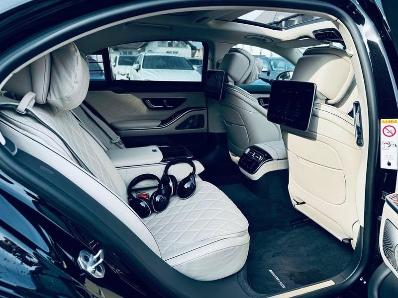 Obsidianschwarz metalliclack Gebraucht 2024 Mercedes S450 AMG line Limousine | 117.890 € - Bild 1/4