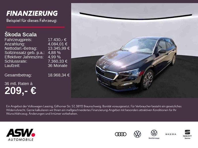 Schwarzmagic perleffekt Gebraucht 2021 Skoda Scala Ambition Kleinwagen | 17.430 € (Fairer Preis) - Bild 1/4