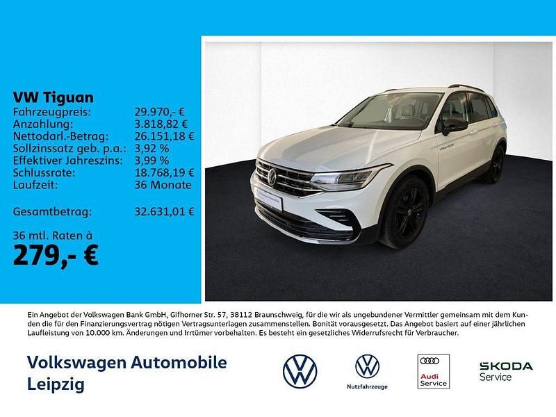 Weiß Gebraucht 2022 VW Tiguan Sportline SUV | 29.970 € (Fairer Preis) - Bild 1/3