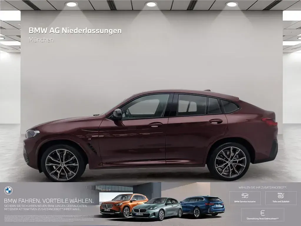 Brugt BMW X4 Performance 340 HK (250 kW) 2025 Rød SUV