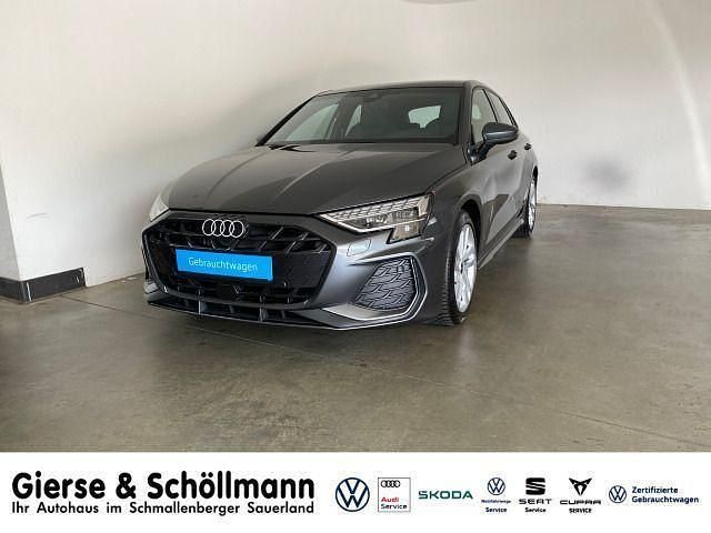 Grau Gebraucht 2024 Audi A3 Sportback S-Line Limousine | 37.250 € (Fairer Preis) - Bild 1/4