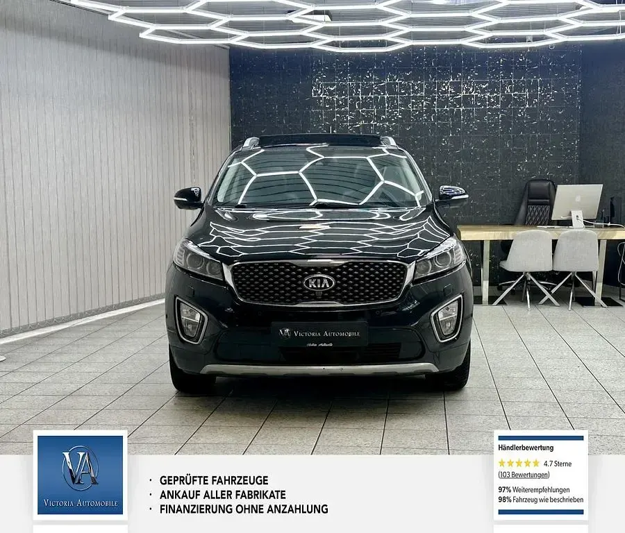 Gebraucht Kia Sorento Platinum Edition 200 PS (147 kW) 2015 (abp) auroraschwarz met SUV