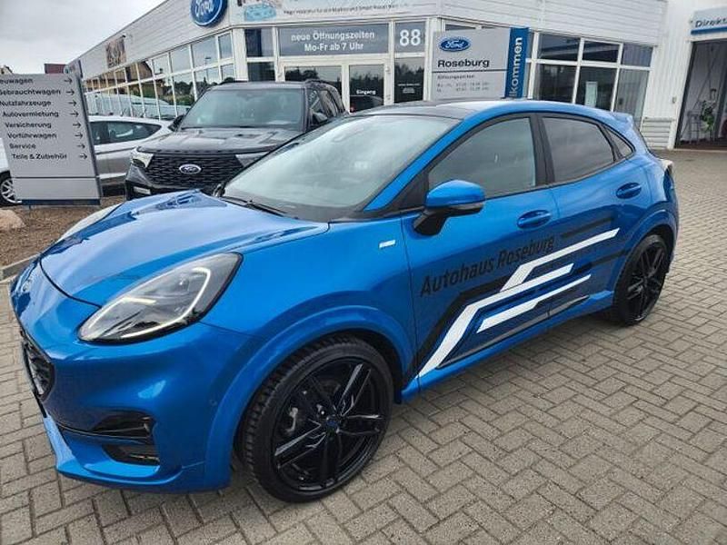 Blau Gebraucht 2020 Ford Puma Gen-E Limousine | 24.490 € (Teuer) - Bild 1/4