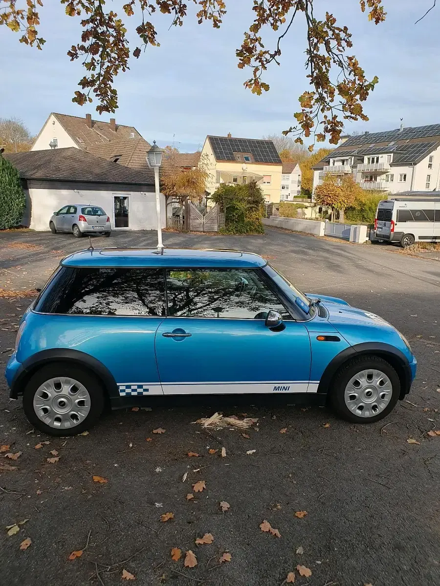 Brugt Mini ONE 90 HK (66 kW) 2004 Blå Hatchback