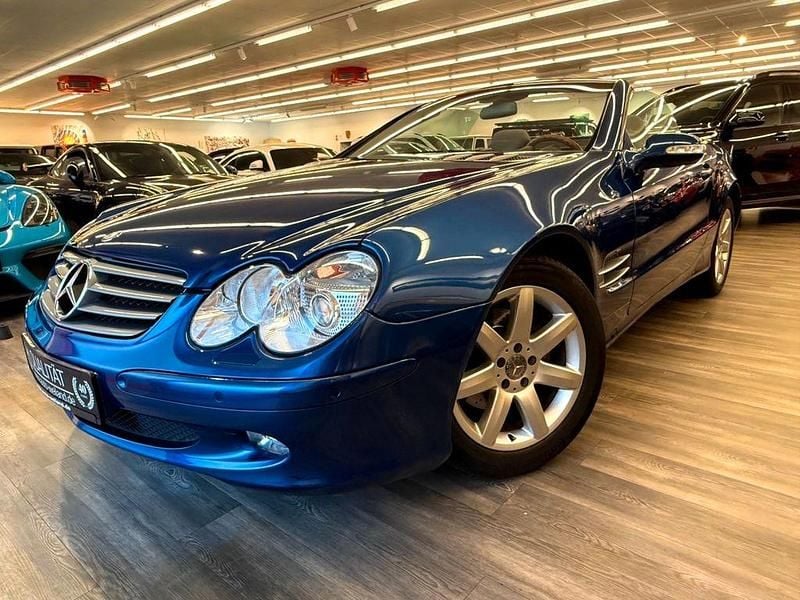 Blau Gebraucht 2003 Mercedes SL350 Cabrio | 19.850 € (Fairer Preis) - Bild 1/4