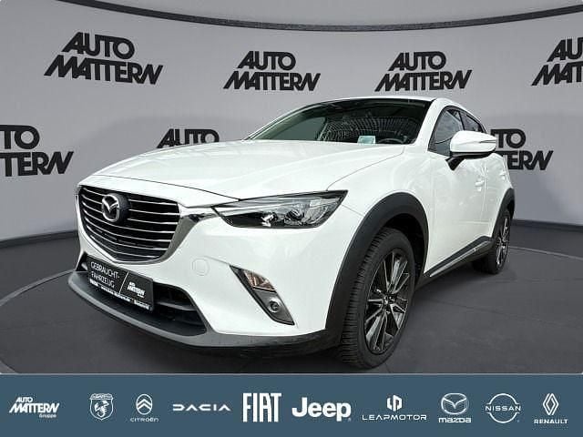 Arachneweiß metallic (metallic) Gebraucht 2017 Mazda CX-3 Sports-Line SUV | 13.790 € (Fairer Preis) - Bild 1/4