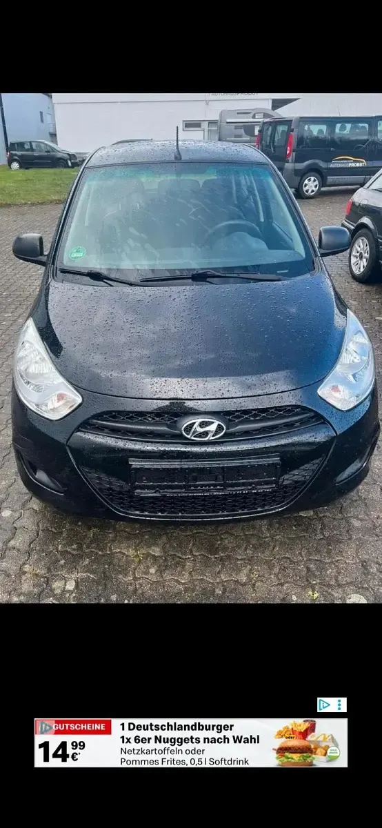 Gebraucht Hyundai i10 69 PS (50 kW) 2013 Schwarz Kleinwagen