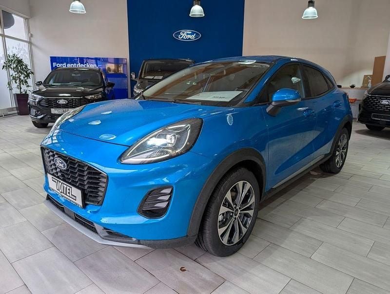 Blau Neu 2025 Ford Puma Titanium SUV | 21.990 € (Superpreis) - Bild 1/4