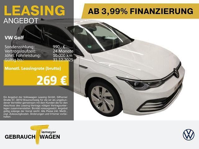 Weiß Gebraucht 2023 VW Golf VIII Style Limousine | 27.290 € (Superpreis) - Bild 1/4