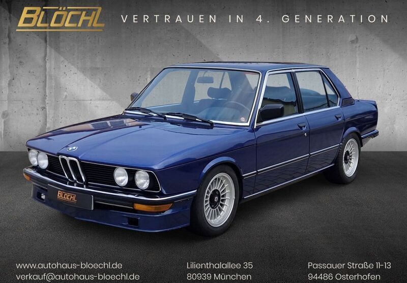 Alpina blue metallic Gebraucht 1982 Alpina B7 Limousine | 149.900 € - Bild 1/4