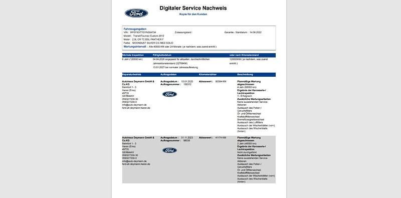 Gebraucht Ford Transit Custom Trend 131 PS (96 kW) 2022 Polarsilber metallic Limousine