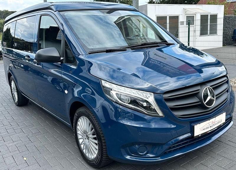 Blau Gebraucht 2021 Mercedes V220 Marco Polo Van / Kleinbus | 39.990 € (Superpreis) - Bild 1/4