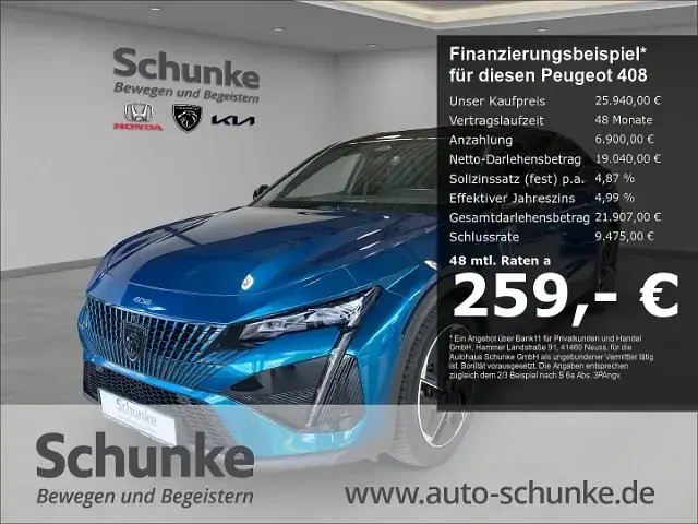 Gebraucht Peugeot 408 GT GTi 131 PS (96 kW) 2024 Limousine